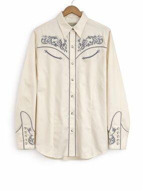 Vintage Roper Embroidered Western Shirt 🤍 - XL